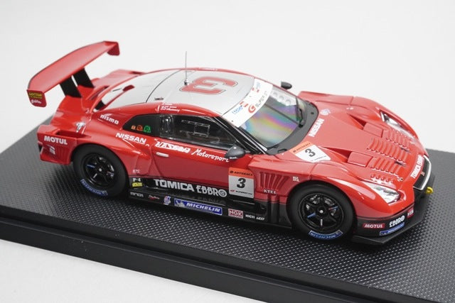 1:43 EBBRO 44235 Hasemi Tomica GT-R Super GT 500 2009 Rd.7 Fuji #3 model car