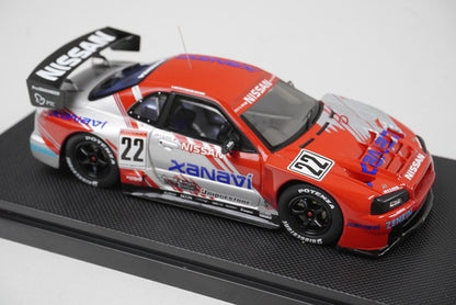 1:43 EBBRO P409 Xanavi NISMO GT-R JGTC 2002 #22 model car