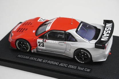 1:43 EBBRO P415 Nissan Skyline GT-R (R34) JGTC 2003 Test Car #23 model car