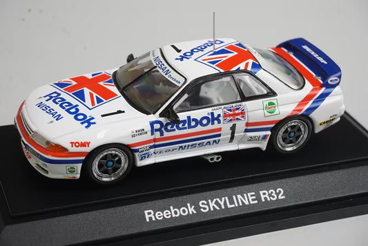 1:43 Tomica 20405 Ebro Custom Nissan Reebok Skyline R32 #1