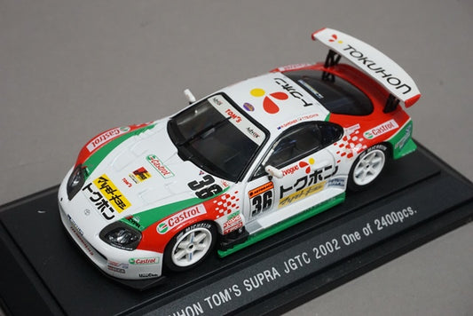 1:43 EBBRO 43346 Tokuhon Tom's Supra JGTC 2002 #36