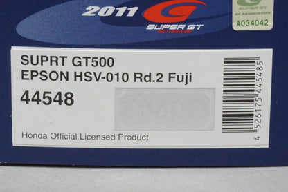 1:43 EBBRO 44548 EPSON HSV-010 Super GT500 Rd.2 Fuji 2011 #32