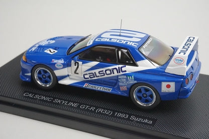 1:43 EBBRO 44573 Calsonic Skyline GT-R (R32) Suzuka 1993 #2 model car