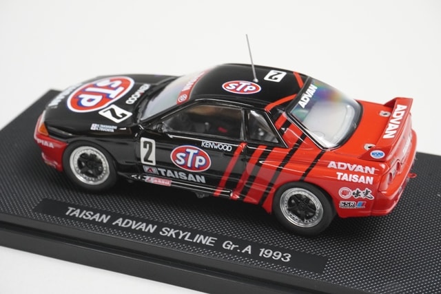 1:43 EBBRO 43767 TAISAN ADVAN Skyline Gr.A 1993 #2 model car
