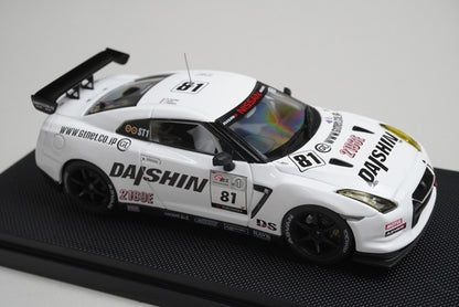 1:43 EBBRO 44429 DAISHIN R35 GT-R Super Taikyu 2010 #81 model car