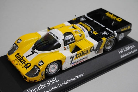 1:43 MINICHAMPS 403866507 Porsche 956L Team Joest LM 24H 1986 #7 model car