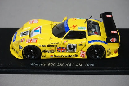 1:43 SPARK S0783 Marcos 600 LM 1996 #81