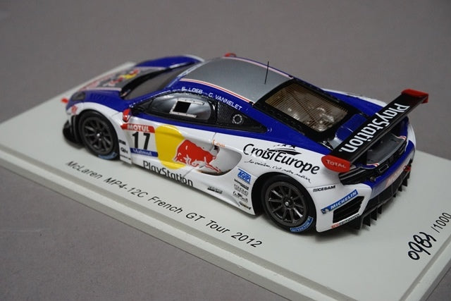 1:43 SPARK SF067 McLaren MP4-12C French GT Tour 2012 #17