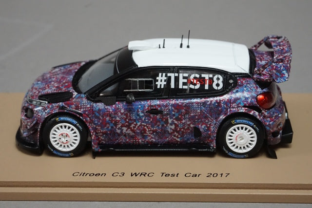 1:43 SPARK S5158 Citroen C3 WRC Test Car 2017