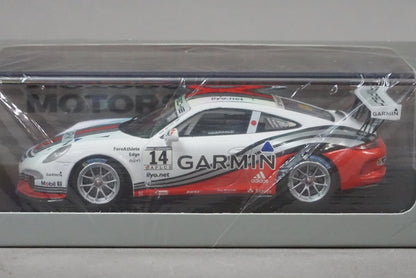 1:43 SPARK WAX20140008 Porsche Carrera Cup Japan 2014 GARMIN Porsche 911 GT3 Cup #14