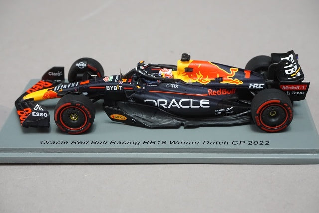 1:43 SPARK S8548 Oracle Red Bull Racing RB18 Dutch GP Winner 2022 #1