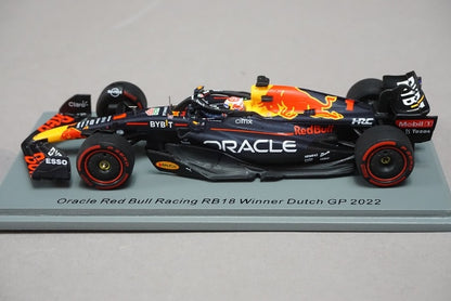 1:43 SPARK S8548 Oracle Red Bull Racing RB18 Dutch GP Winner 2022 #1