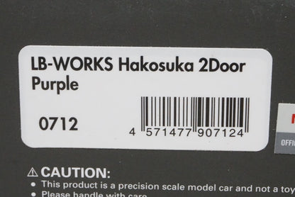 1:43 ignition model IG0712 LB-WORKS Hakosuka 2 door Purple