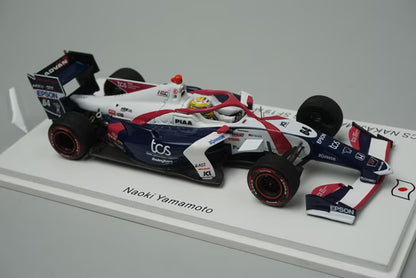 1:43 SPARK SJ129 TCS NAKAJIMA RACING SF19 M-TEC HR-417E Super Formula 2022 #64 Naoki Yamamoto