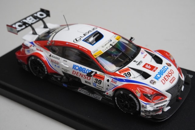1:43 EBBRO 45388 LEXUS DENSO KOBELCO SARD RC F Super GT GT500 Okayama 2016 #39 model car
