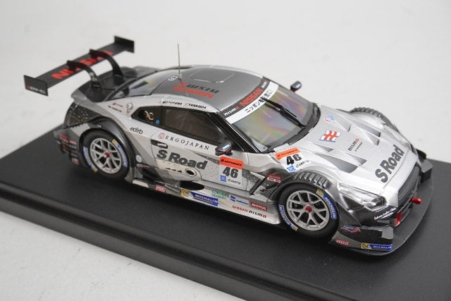 1:43 EBBRO 45102 S Road Mora GT-R Super GT500 2014 Lowdown Force #46 model car