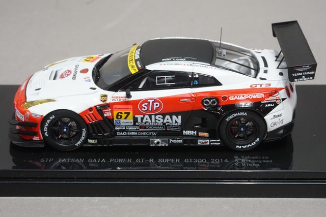 1:43 EBBRO 45085 STP TAISAN Gaia Power GT-R Super GT300 2014 #67