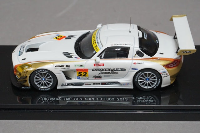 1:43 EBBRO 44938 Mercedes Okinawa IMP SLS Super GT300 2013 #52