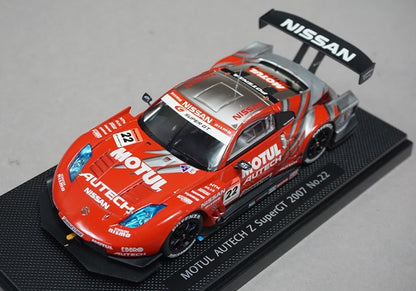 1:43 EBBRO 43914 Nissan MOTUL AUTECH Z SUPER GT 2007 #22