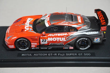 1:43 EBBRO 44128 Nissan MOTUL AUTECH GT-R Fuji Super GT500 #22