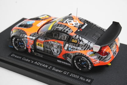 1:43 EBBRO 43704 Nissan Dream Cube ADVAN Z SUPER GT300 2005 #46 model car