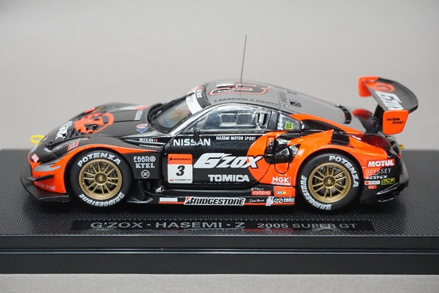 1:43 EBBRO Tomica Nissan G-Zox Hasemi Z Super GT 2005 #3