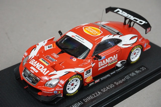 1:43 EBBRO 43807 Lexus Bandai Direzza SC430 Super GT 2006 #35