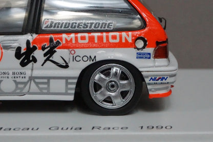 1:43 SPARK SA128 Honda Civic EF9 1st Grp3 Macau Gear Race 1990 #10