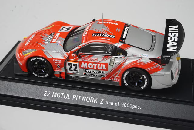 1:43 EBBRO 43572 Nissan MOTUL Pit Work Z JGTC 2004 #22