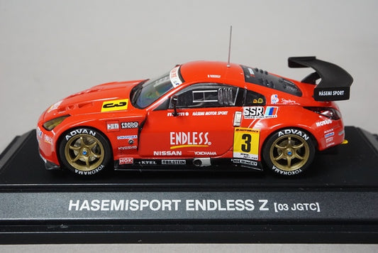 1:43 EBBRO 204565 Tomica Nissan Hasemi Sports Endless Z JGTC 2003 #3