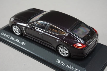 1:43 MINICHAMPS WAP02000519VKK Dealer special order Porsche Panamera Turbo IAA 2009