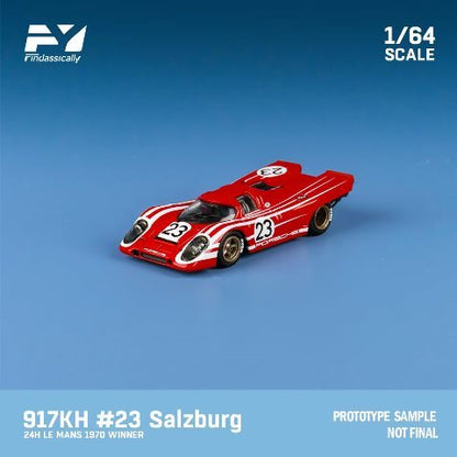 Finclassically 1:64 Porsche 917KH 1970 Le Mans Winner #23 Red