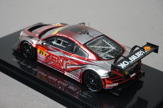 1:43 EBBRO 44931 Audi ZENT R8 LMS Ultra Super GT300 2013 #21