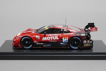 1:43 EBBRO 45504 Nissan MOTUL AUTECH GT-R Super GT500 Motegi Winner 2017 #23