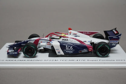 1:43 SPARK SFJ021 Honda TCS NAKAJIMA RACING SF23 M-TEC HR-417E Super Fomula 2023 #64