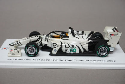 1:43 SPARK SJ132 SF19 Next50 Test 2022 "White Tiger"