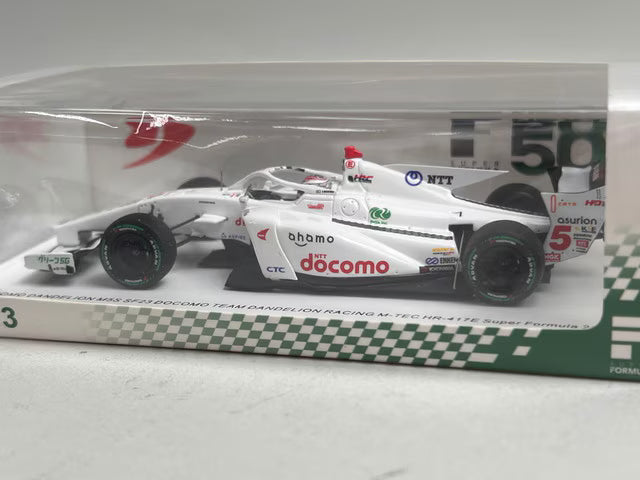 1:43 SPARK SFJ005 Honda Docomo Dandelion M5S SF23 M-TEC HR-417E Super Formula 2023 #5