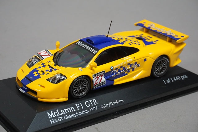 1:43 MINICHAMPS 530174327 McLaren F1 GTR 1997 #27 modelcar