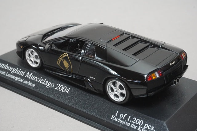 1:43 MINICHAMPS 403103523 KYOSHO Lamborghini Murcielago 2004 Black