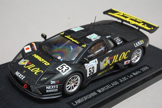 1:43 EBBRO 43784 Lamborghini Murcielago JLOC LM 2006 #53 Black