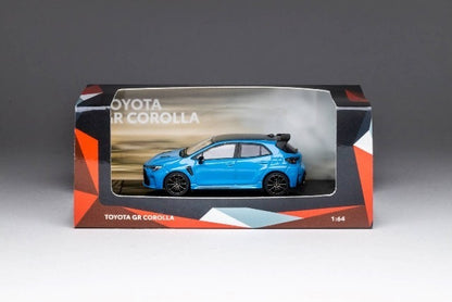 DTG0032-BF GCD Gaincorp Products 1:64 Toyota GR Corolla Circuit Edition Blue Frame Diecasttalk