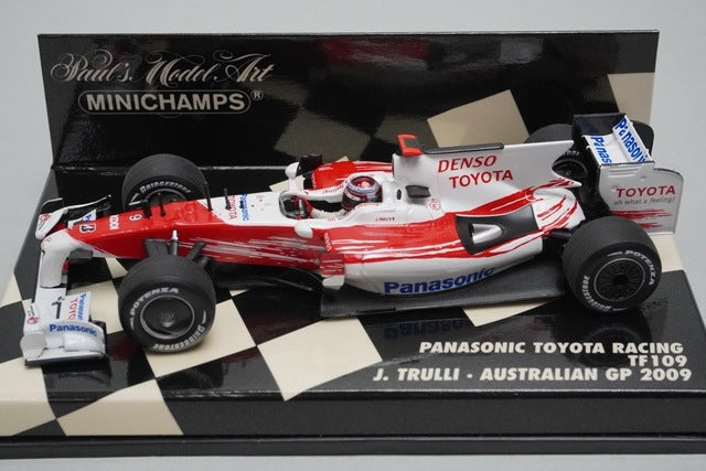 1:43 MINICHAMPS 400090009 Panasonic Toyota Racing Australia GP 2009 #9 model car