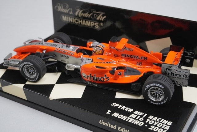 1:43 MINICHAMPS 400060118 Toyota Spyker MF1 Racing M16 2006 T.Monteiro model car