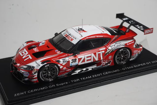 1:43 SPARK SGT062 Toyota ZENT CERUMO GR Supra GT500 Super GT 2023 #38