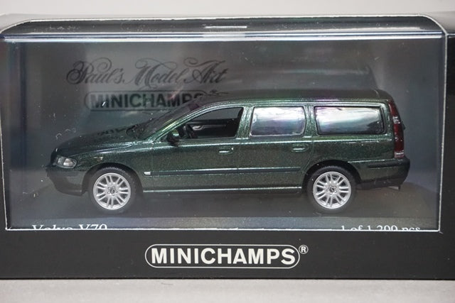 1:43 MINICHAMPS 430171212 VOLVO V70 2000 Olive Metallic