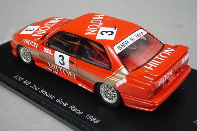 1:43 SPARK SA036 BMW E30 M3 Macau Gear Race 1988 #3