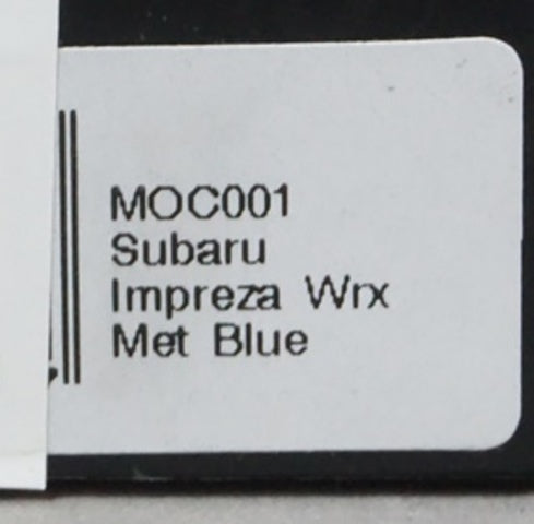 1:43 ixo MOC001 Subaru Impreza 2.0 WRX 2001 Metallic Blue