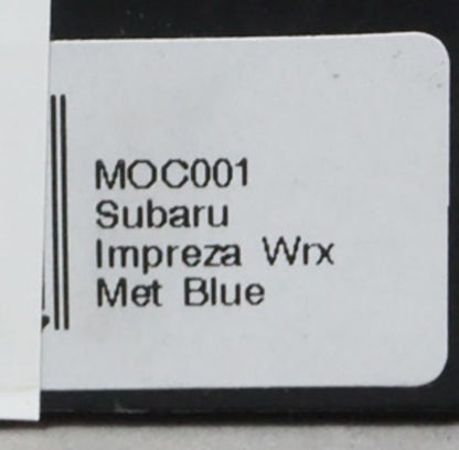 1:43 ixo MOC001 Subaru Impreza 2.0 WRX 2001 Metallic Blue