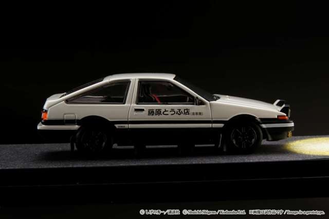 HJ641052DC Hobby Japan 1:64 Toyota SPRINTER TRUENO GT APEX AE86 / Initial D Engine Model with Wataru Akiyama