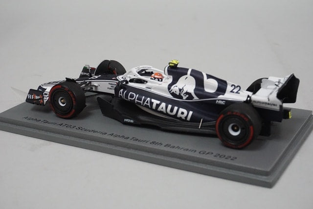 1:43 SPARK S8527 Alfatauri AT03 Bahrain GP 2022 #22 Yuki Tsunoda